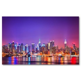 Αφίσα (Νέα Υόρκη, αξιοθέατα, θέα, πόλη, αρχιτεκτονική, κτίρια, Νέα Υόρκη, chrysler, φώτα)